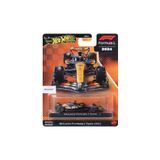 HOT WHEELS Premium Formula 1 Yarış Arabası Tekli Paket HRV11 - Jbm25 Mclaren Formula 1 Team