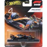 Hot Wheels Premium Formula 1 Yarış Arabası Tekli Paket HRV11 - JKD88 Mclaren Formula 1 Team (#4) - Turuncu