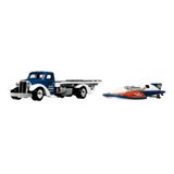 Hot Wheels Premium Hcr31 Team Transport Hw Classic Hydroplane / Speed Waze (#49)