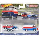 Hot Wheels Premium HKF45 Team Transport '70 Rover P6 Grup 2 / HW Rally Hauler (#55)