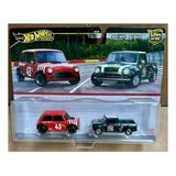 Hot Wheels Premium Jbk97 Car Culture 2 Pack Morris Mini // '67 Austin Mini Pickup