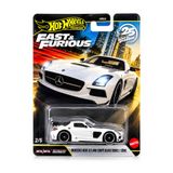 HOT WHEELS PREMIUM MERCEDES-BENZ SLS AMG COUPE BLACK