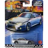 Hot Wheels Premium Nissan Skyline Gt-R (BCNR33) - Gümüş