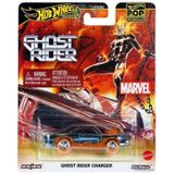 Hot Wheels Premium - Pop Culture : Marvel Ghost Rider Charger (1/64)