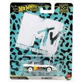 Hot Wheels Premium Pop Culture MTV 1984 Corvette Metal Model Araba