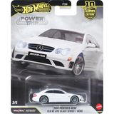 Hot Wheels Premium - Power Trip - 2008 Mercedes-Benz Clk 63 Amg Black Series - Beyaz
