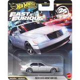 Hot Wheels Premium Series 25.yıl Özel Fast & Furious Mercedes-Benz 500 Sel HNW46 - JHW67-LA10 - Çok Renkli