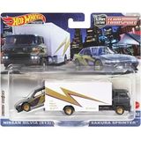 Hot Wheels Premium Team Transport Nissan Silvia S13 Sakura Sprinter 52 Oyuncak Araç Hkf41
