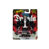 HOT WHEELS Premium Volkswagen Kool Kombi, Dracula temalı süslemeli 1:64 ölçekli metal oyuncak karavan JHX01