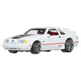 Hot Wheels Silver Series Araba 84 Ford Mustang Svo JBY50 - Siyah - Beyaz