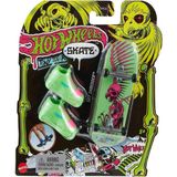 Hot Wheels Skate Neon Temalı Parmak Kaykay ve Ayakkabı Paketi Sky Shredder HPG28 - Siyah - Beyaz