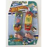 Hot Wheels Skate Retro Temalı İkili Parmak Kaykay Ve Ayakkabı - Model 3