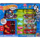 Hot Wheels Skate Rippin' Tricks Pack - 8 parmak tahtası ve 4 çift kaykay ayakkabısı, Tony Hawk'tan ilham alan tasarımlar, 5 yaşından büyük çocuklar için, HMY19