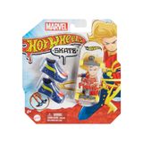 Hot Wheels Skate Temalı Parmak Kaykay ve Ayakkabı Paketleri HMY18 - Capt. Marvel