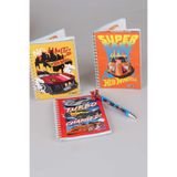 Hot Wheels Spiralli A6 Çizgili Not Defteri, Çok Renkli, 0.7 Versatil Uçlu Kalem Hediyeli