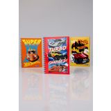 Hot Wheels Spiralli A6 Çizgili Not Defteri, Çok Renkli