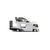 HOT WHEELS Team Transport 07 Honda Civic Type R Kousoku Hauler Camion De Transport Kolleksiyonluk Model Tır + Araba