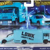 HOT WHEELS Team Transport Nissan Skyline 2000Gt-R Lbwk / Flf56 - Hrv45