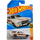 Hot Wheels Tekli Arabalar 70 Chevelle Ss Wagon / Remorque (Kısa Kart) JJJ70 - Renkli