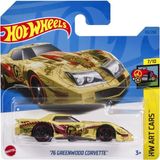 Hot Wheels Tekli Arabalar 76 Greenwood Corvette HKH52 - Renkli