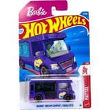 Hot Wheels Tekli Arabalar Barbıe Dream Camper / Roulette (Kısa Kart) JJK72 - Renkli