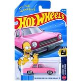 Hot Wheels Tekli Arabalar The Sımpsons Famıly Car / Voıture Famılıale (Kısa Kart) JJJ68 - Renkli
