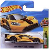Hot Wheels Tekli Arabalar Treasure Hunt 2016 Ford Gt Race / Course (Kısa Kart) JJM05 - Renkli
