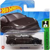 Hot Wheels - Tesla Model Y - Hw Green Speed 3/10 - Htc93 - Kısa Kart - Siyah Metalik - Mattel 2024 -