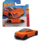 Hot Wheels Tesla Roadster 1/64 Ölçekli Oyuncak Araba 3+ Yaş Erkek Çocuklar İçin Renkli Model