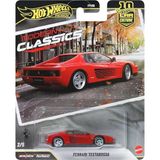 Hot Wheels Testarossa Car Culture 1:64 Ölçekli, Jkf00 | Modern Classics Koleksiyon Arabası, Real Riders Lastikli, 1:64 Ölçekli Metal Gövde, Jkf00