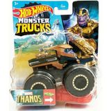 Hot Wheels Thanos Monster Trucks Die Cast Marvel Canavar Kamyon Hot Wheels Figür - Renkli