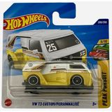 Hot Wheels Vw T3 Custom Yarış Arabası, Koleksiyonluk Diecast Model, Sarı Ve Beyaz, 3+ Yaş, Peak Purs