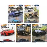 Hot Wheels Yeni - New Fast & Furious Temalı Araçlar Hnw46 5 Li Set 1:64 Ölçek Hotwheels Marka (Beş /