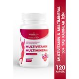 Hotay Nutrition Wooggs Vital 50+ Kadınlar İçin Multivitamin ve Multimineral İçeren Takviye Edici Gıda – 120 Kapsül