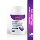 Hotay Nutrition Wooggs Vital Beauty Kolajen, Keratin ve Hyaluronik Asit İçeren Multivitamin Multimineral – 120 Kapsül