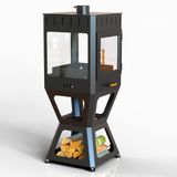 HOTBBAQ Hot Rectangle Pro Seramik Camlı Şömine