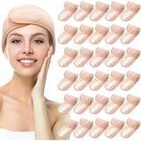 Hoteam 30'Lu Paket Spa Kafa Bandı Spa Yüz Bandı Spa Kafa Bandı Yıkama Için Toplu Yüz Makyaj Saç Bandı Duş Banyo Spor Ayarlanabilir Havlu Kanca Halkalı (Açık Pembe)