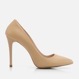 Hotiç 01AYH274880A330 Naturel Deri Stiletto Kadın Topuklu Ayakkabı
