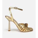 Hotiç 01SAH321550A540 KADIN Metalik Gold Ince Topuklu Sandalet