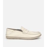 HOTİÇ Erkek Deri Ekru Comfort Günlük Loafer Ayakkabı