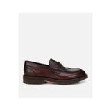 Hotiç Erkek Deri Kahverengi Kalın Tabanlı Klasik Loafer