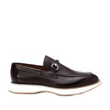 Hotiç Erkek Deri Kahverengi Spor Tabanlı Klasik Loafer