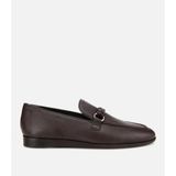Hotiç Erkek Deri Kahverengi Toka Detaylı Klasik Loafer
