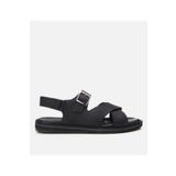 Hotiç Erkek Deri Siyah Kemerli Sandalet