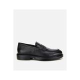 Hotiç Erkek Deri Siyah Kroko Detaylı Klasik Loafer