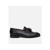 Hotiç Erkek Deri Siyah Püskül Detaylı Klasik Loafer