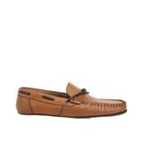 HOTİÇ Erkek Deri Taba Yumuşak Dokulu Günlük Loafer