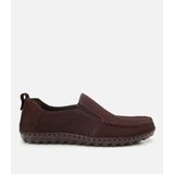 HOTİÇ Erkek Nubuk Deri Kahverengi Rahat Günlük Loafer