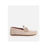 HOTİÇ Erkek Süet Deri Bej Comfort Günlük Loafer