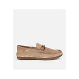 Hotiç Erkek Süet Deri Bej Toka Detaylı Comfort Loafer